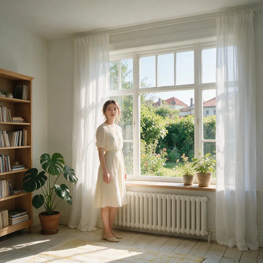 Seedream 5.0 Pro realistic portrait lit by window light